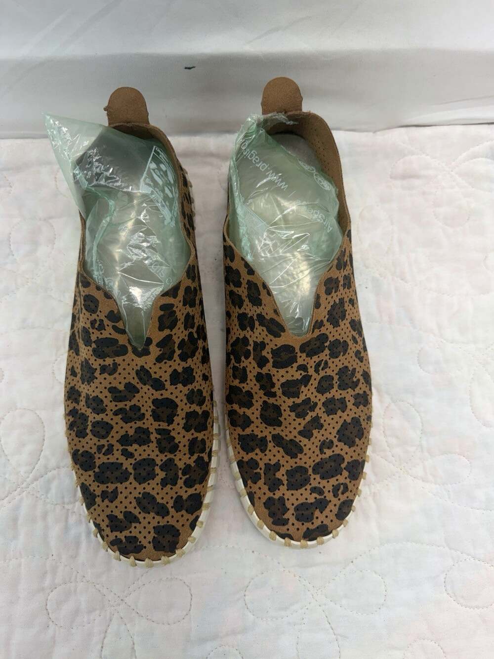 Ilse Jacobsen Womens Tulip Comfort Slip-On Shoes Leopard 40 casual streetwear